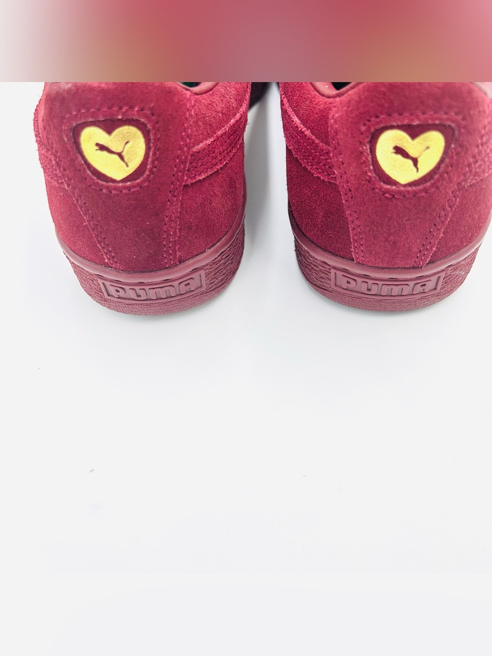 Puma Suede Classic NYC Flagship Sneakers Women 9 Zinfandel Gold Big Apple - Picture 9 of 11